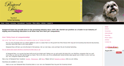 Desktop Screenshot of pamperedpaws.com