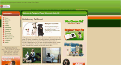 Desktop Screenshot of pamperedpaws.net