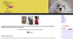 Desktop Screenshot of franchise.pamperedpaws.com